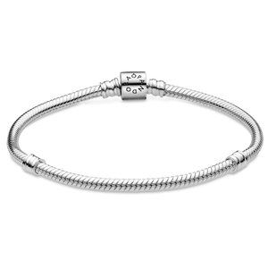 PANDORA MOMENTS BARREL CLASP SNAKE CHAIN BRACELET